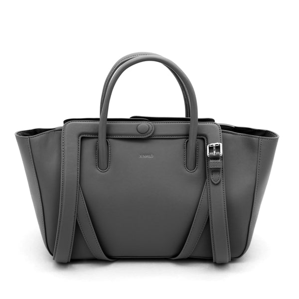 Bank - Tan medium leather handbag – X NIHILO