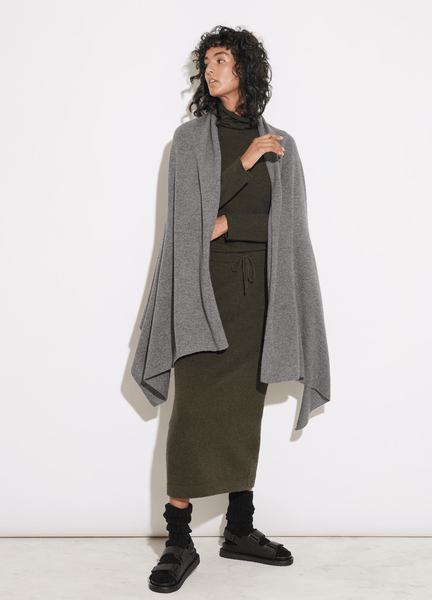 Gray 2025 cashmere wrap
