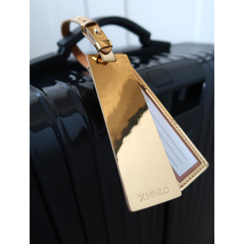 St Tropez Luggage Tag | Gold (Free Gift)