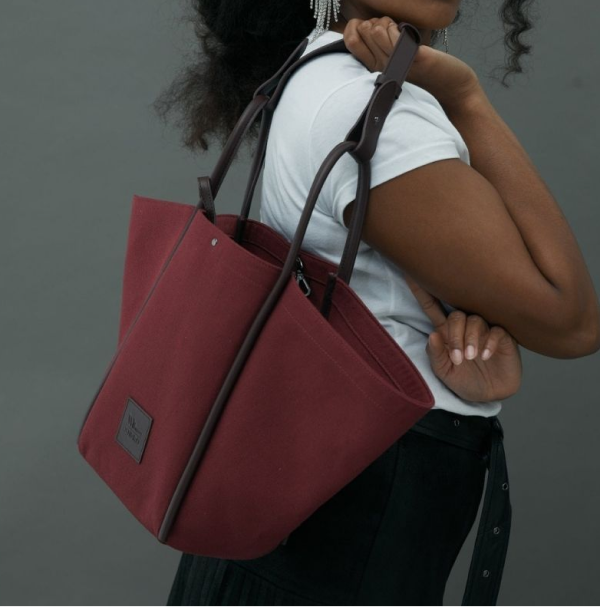 Pouch + Everyday Tote - Burgundy by Pop Ups